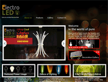 Tablet Screenshot of electro-led.net